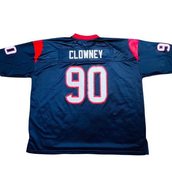 Houston Texans NFL Pro Line 90 Jersey 4XL Navy Blue Polyester - Picture 10 of 16